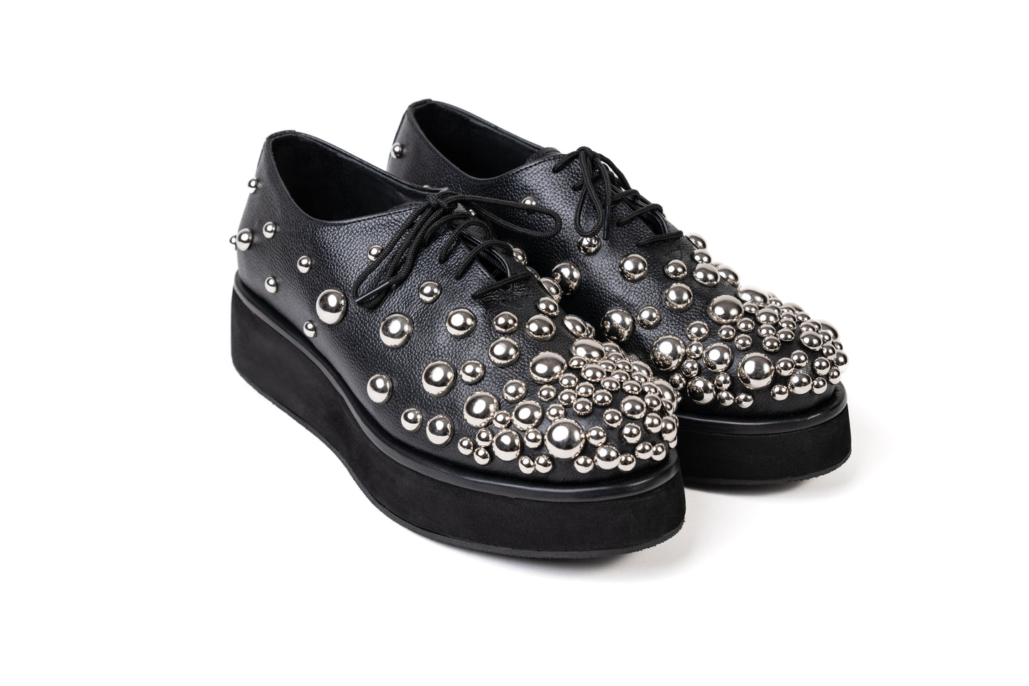 METALLIC POLKA SHOE