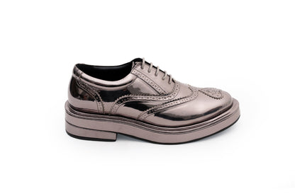 HEART BROGUE GUNMETAL