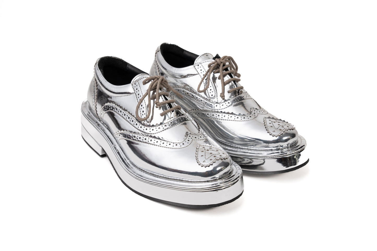 HEART BROGUE SILVER