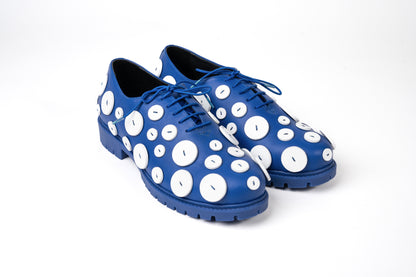 THE BUTTON SHOE BLUE