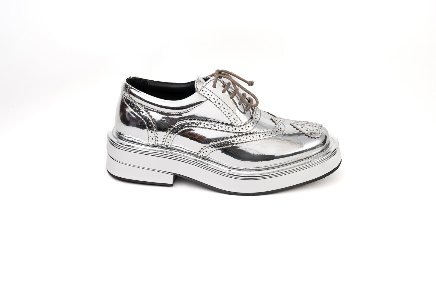 HEART BROGUE SILVER