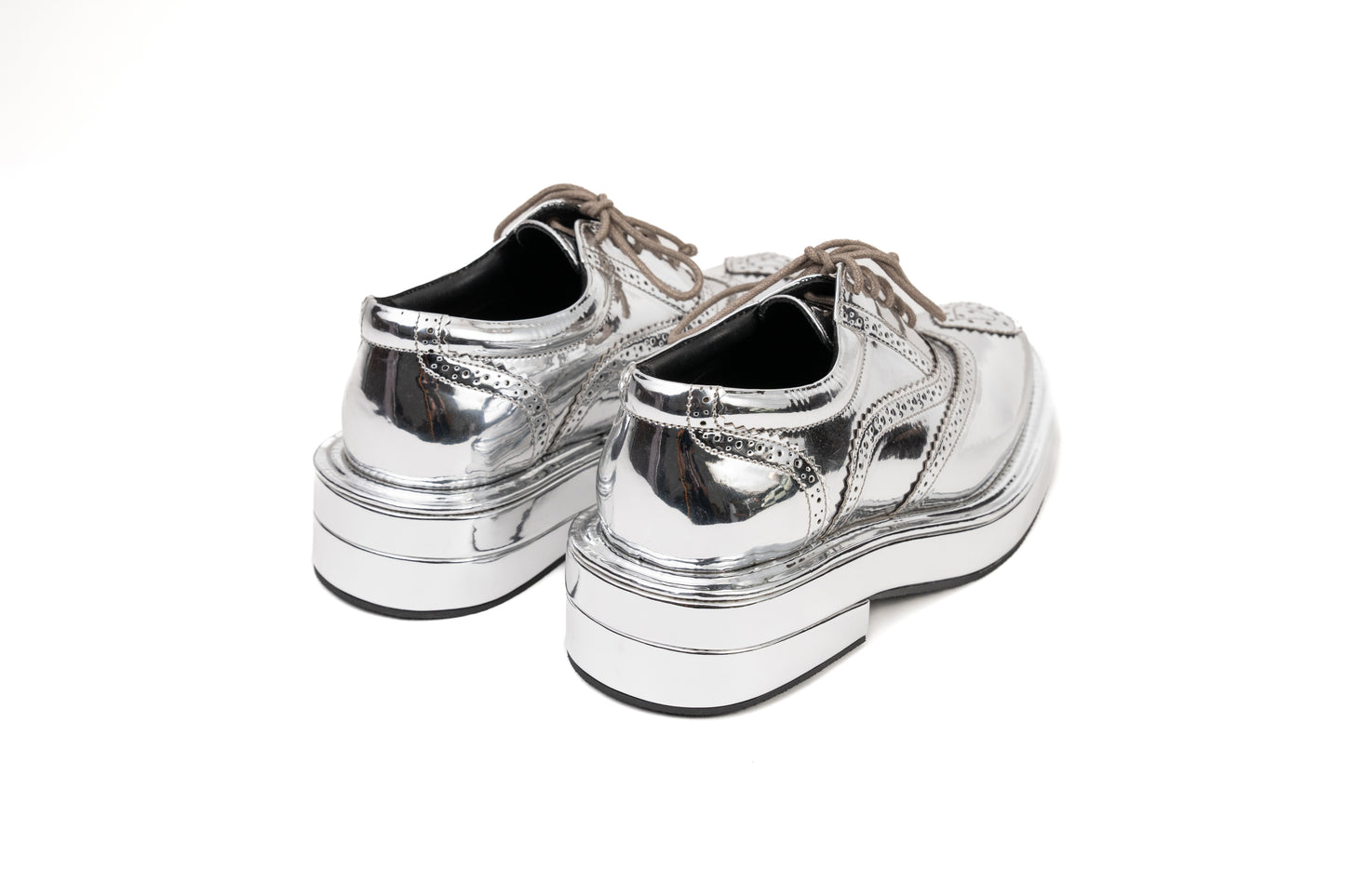 HEART BROGUE SILVER