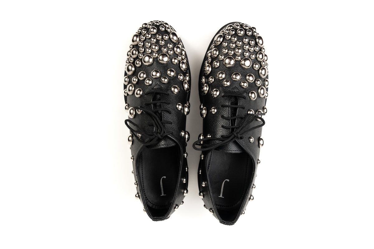 METALLIC POLKA SHOE