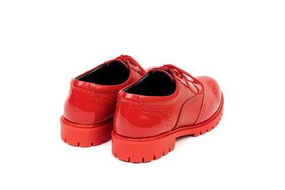 PASHA RED BROGUES