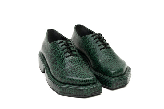 TRIANGLE GREEN CROCO