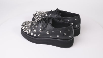 METALLIC POLKA SHOE