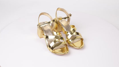 CAPRI GOLD STRAPPY