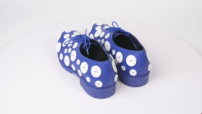 THE BUTTON SHOE BLUE