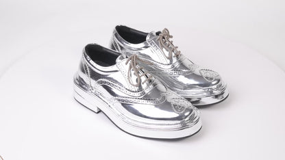 HEART BROGUE SILVER