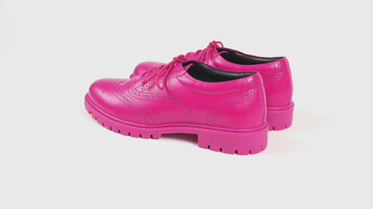 PASHA PINK BROGUES